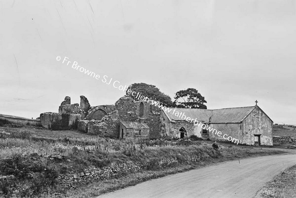 STRAIDE ABBEY WITH MICHAEL DAVITTS GRAVE (DIED 20.5.09)